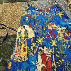 Frida Kahlo Handmade Dress with Pockets